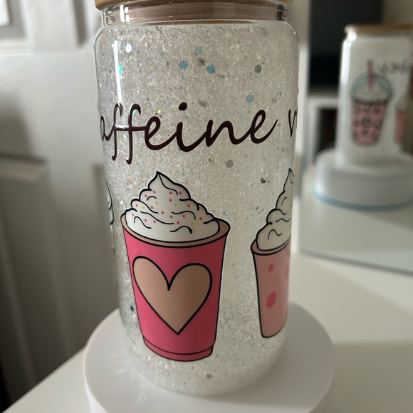 Caffeine Vibes tumbler! Custom made! New! 1 left - Picture 3 of 3